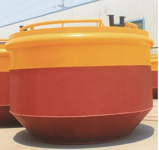 海面鋼制(質)浮筒聚脲噴涂防腐蝕防銹設備(圖2) 鋼制(鋼質)浮筒