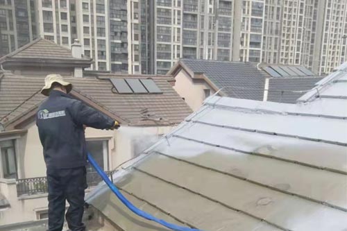 屋頂防水防腐施工聚脲涂料專用聚脲噴涂設備(圖2) 屋頂防水防腐施工聚脲涂料