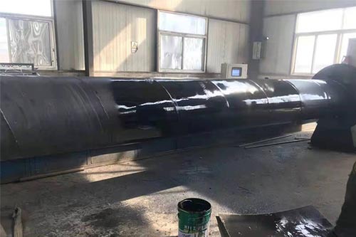 聚脲防水涂料設備 山東九旭低調的實力派(圖2) 聚脲防水涂料管道防腐案例