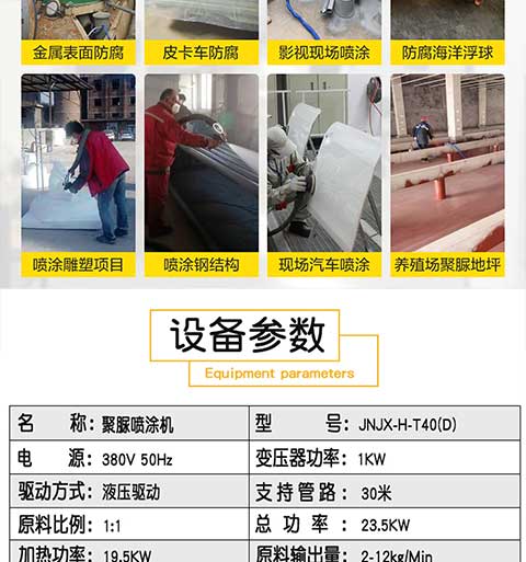 JNJX-H-T40D聚脲噴涂機(jī)(圖3) JNJX-H-T40D聚脲噴涂機(jī) -3